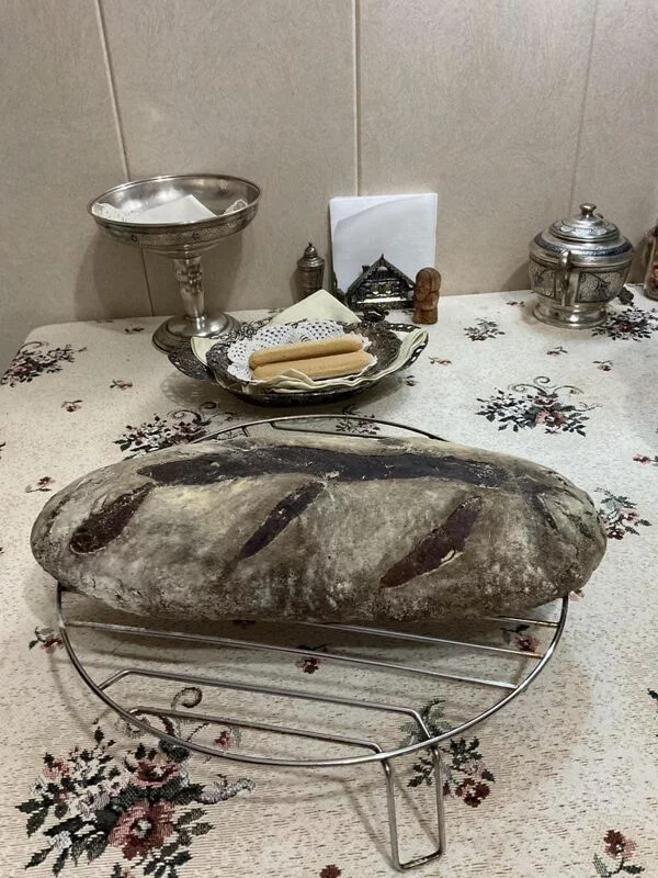 Хлеб с тмином и изюмом (духовка)