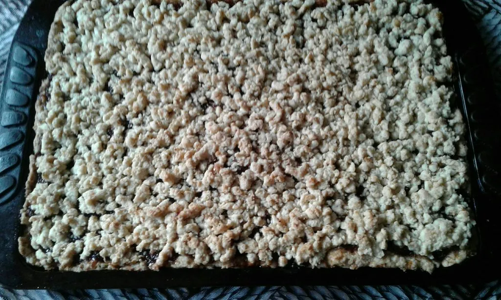 Тертый пирог с кокосовой стружкой (постный)