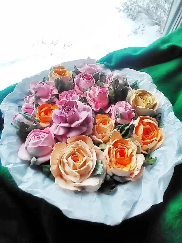 Зефирные букеты и композиции