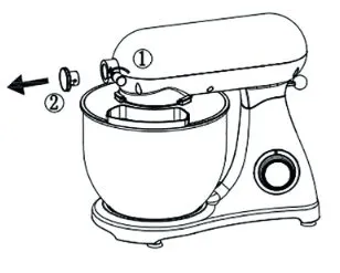 Цельнометаллический планетарный миксер Kitfort KT-3074