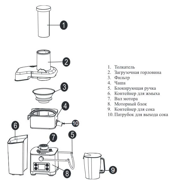 Центробежная соковыжималка Kitfort КТ-1134