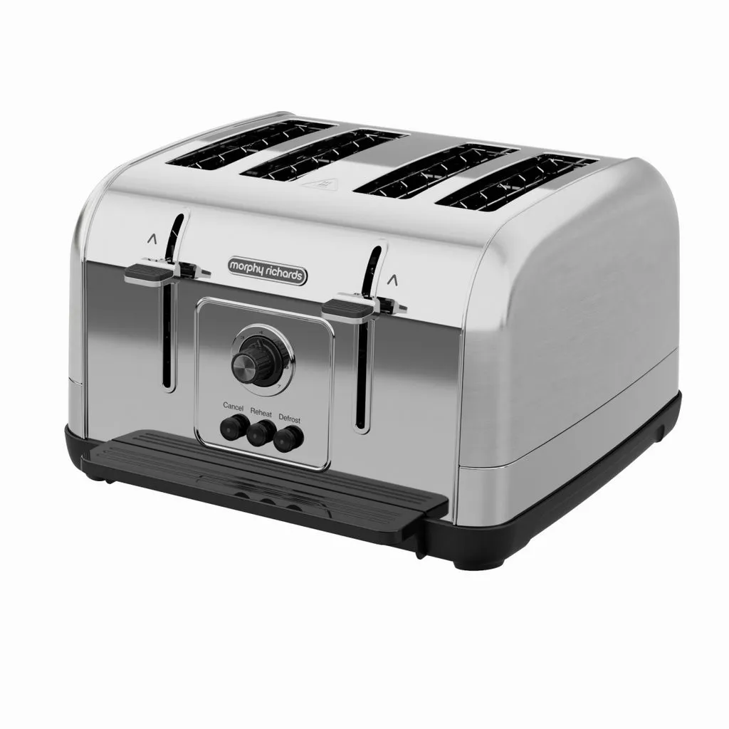 Тостер на четыре слота: Morphy Richards Venture 4 Slice Brushed Stainless Steel 240130