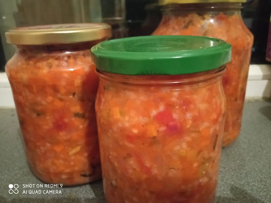 Заготовка с фасолью
