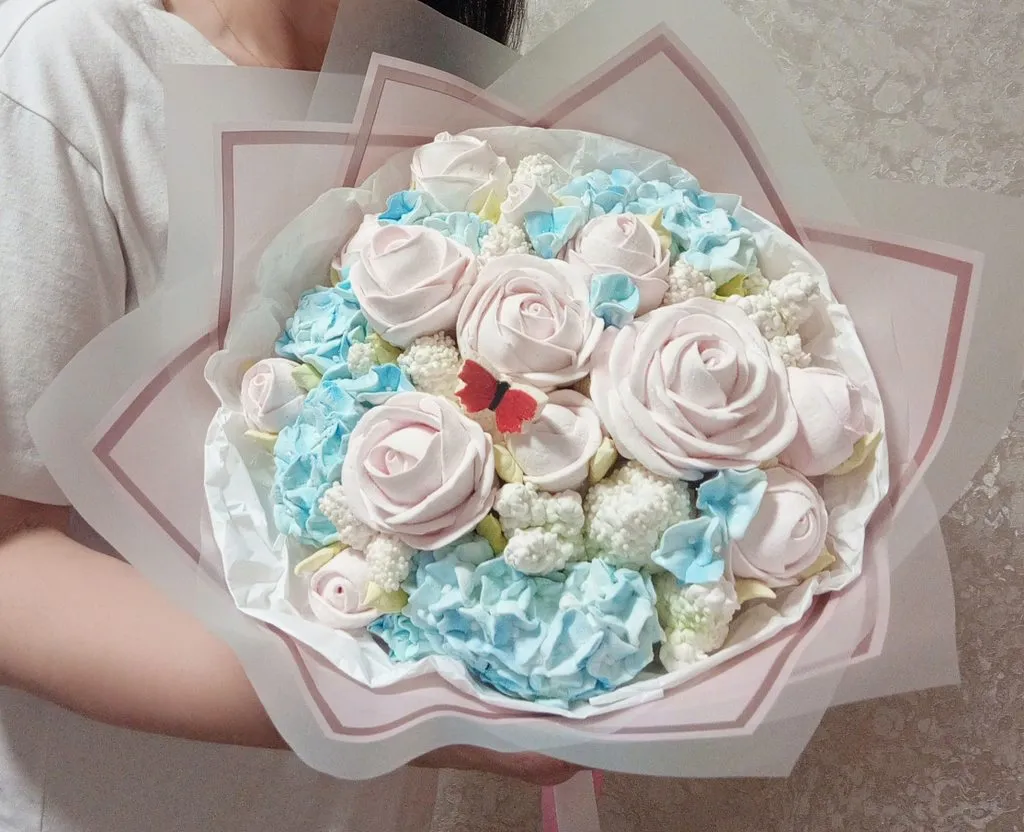 Зефирные букеты и композиции