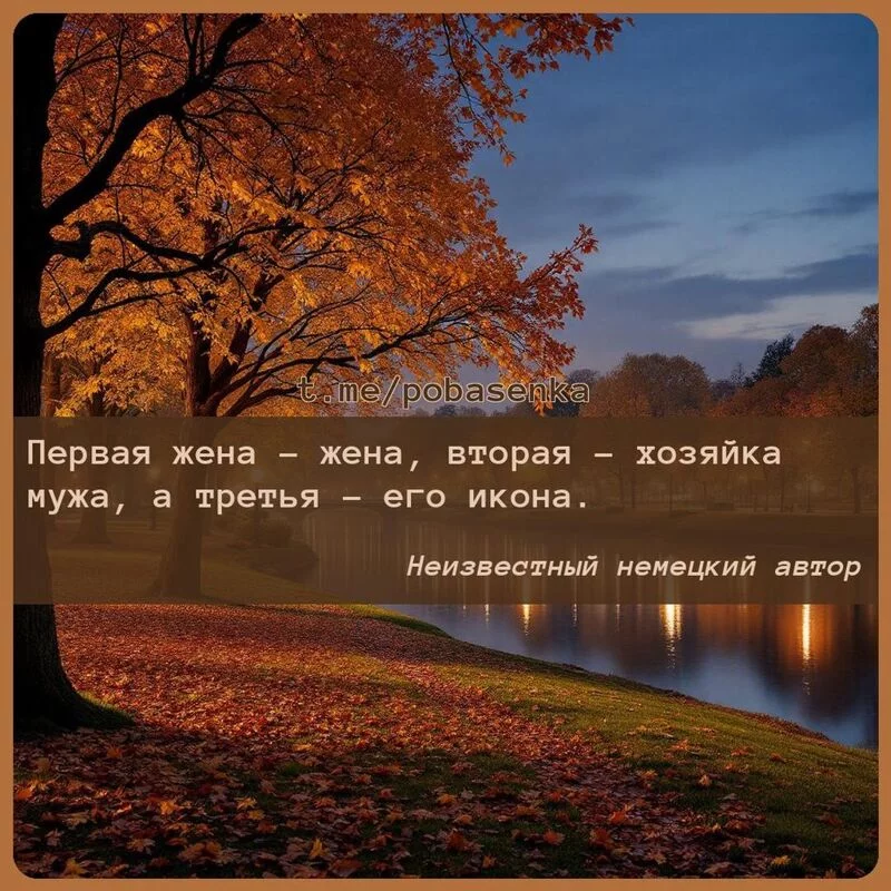 «Первая жена жена, вторая хозяйка мужа, а третья его...» height="550" width="550"
