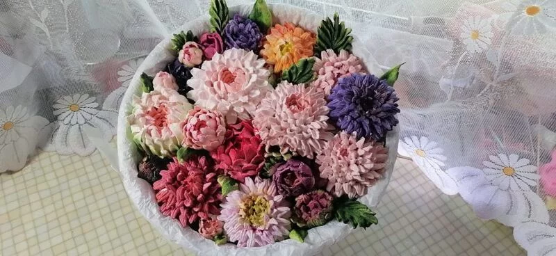 Зефирные букеты и композиции