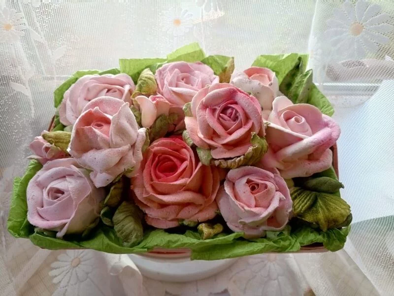 Зефирные букеты и композиции