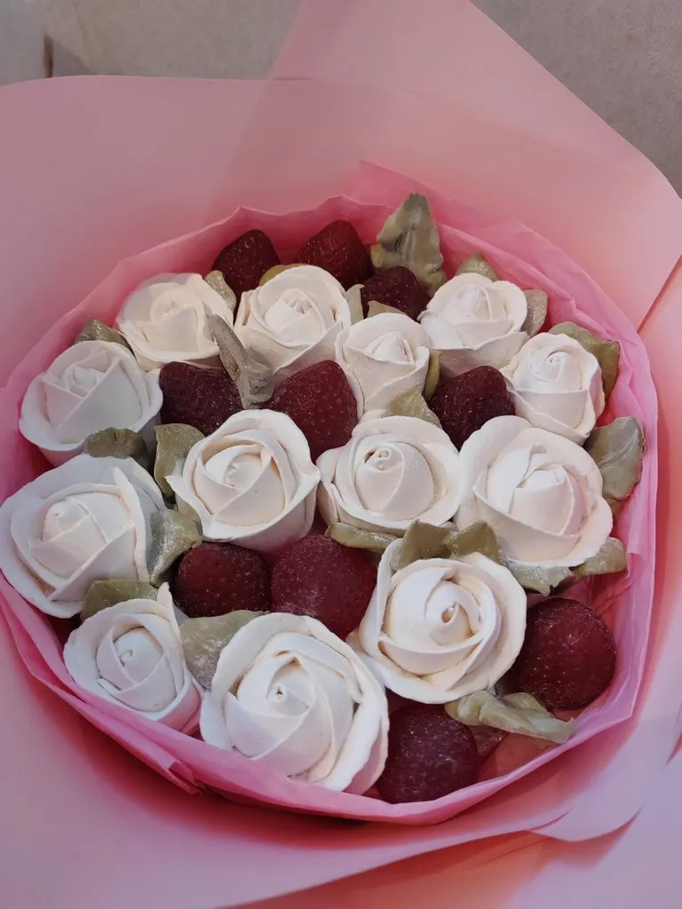 Зефирные букеты и композиции