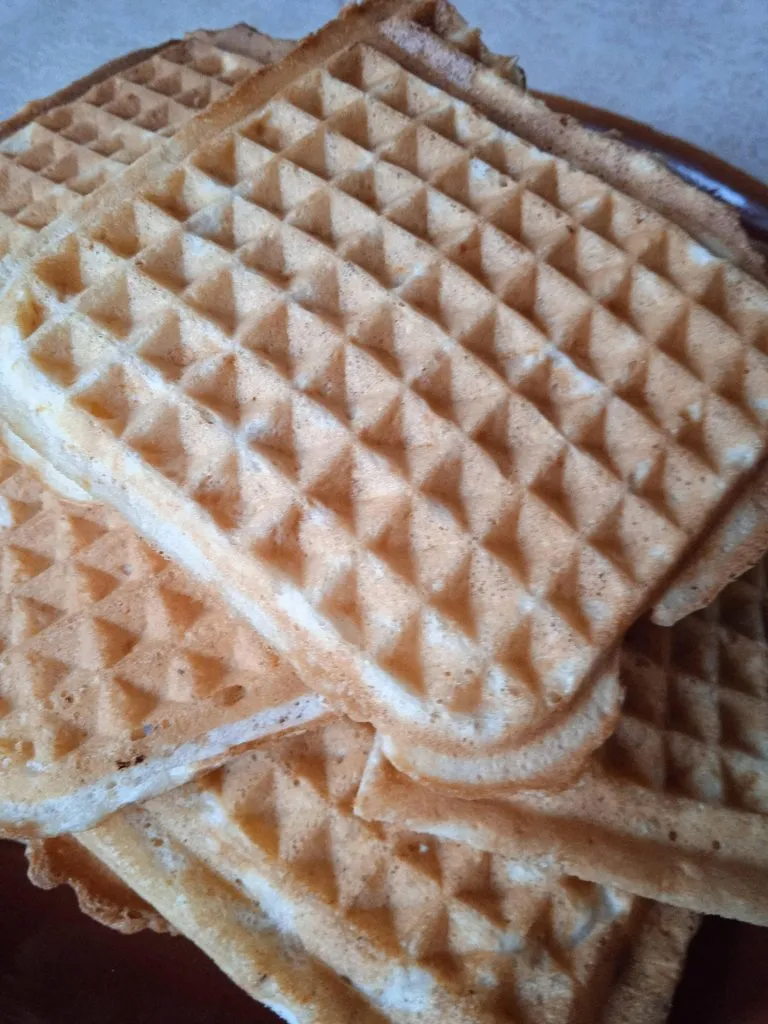 Яблочные вафли Apfelwaffeln