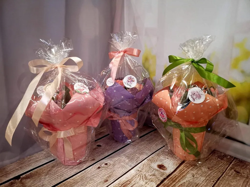 Зефирные букеты и композиции