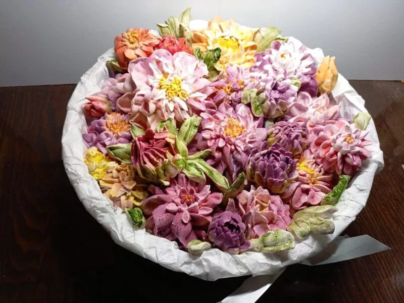 Зефирные букеты и композиции