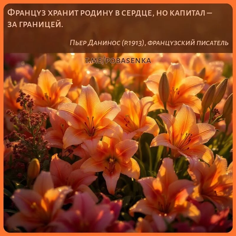 «Француз хранит родину в сердце, но капитал за...» height="550" width="550"