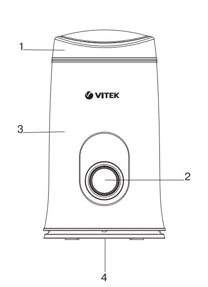 Кофемолка Vitek VT-1546 SR