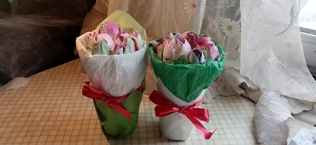 Зефирные букеты и композиции