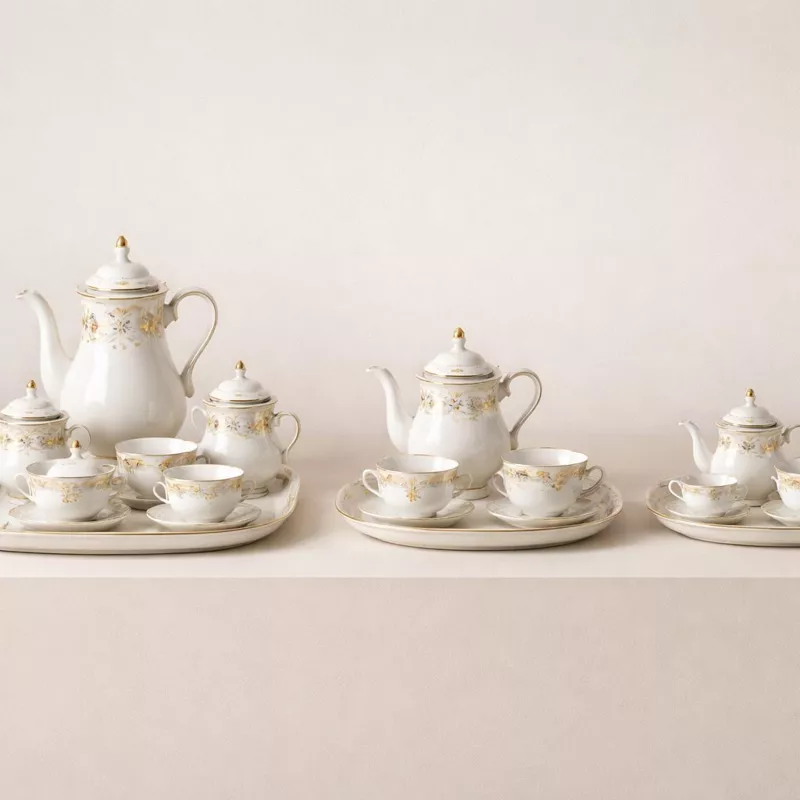 Посуда для чаепития (чайные и кофейные сервизы, самовары)