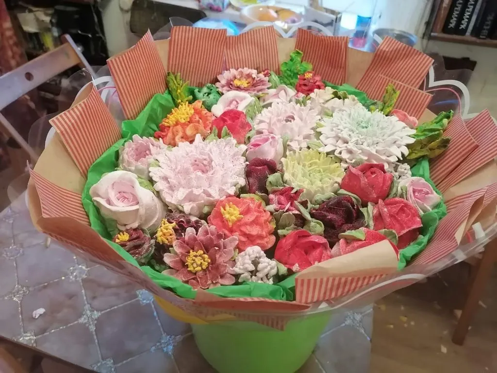 Зефирные букеты и композиции