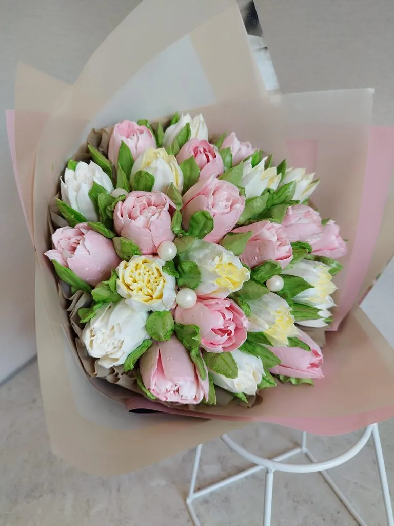 Зефирные букеты и композиции