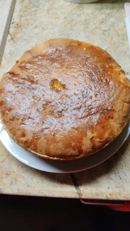 Пирог с мясом , сыром и картофелем (мультиварка Redmond RMS-02)