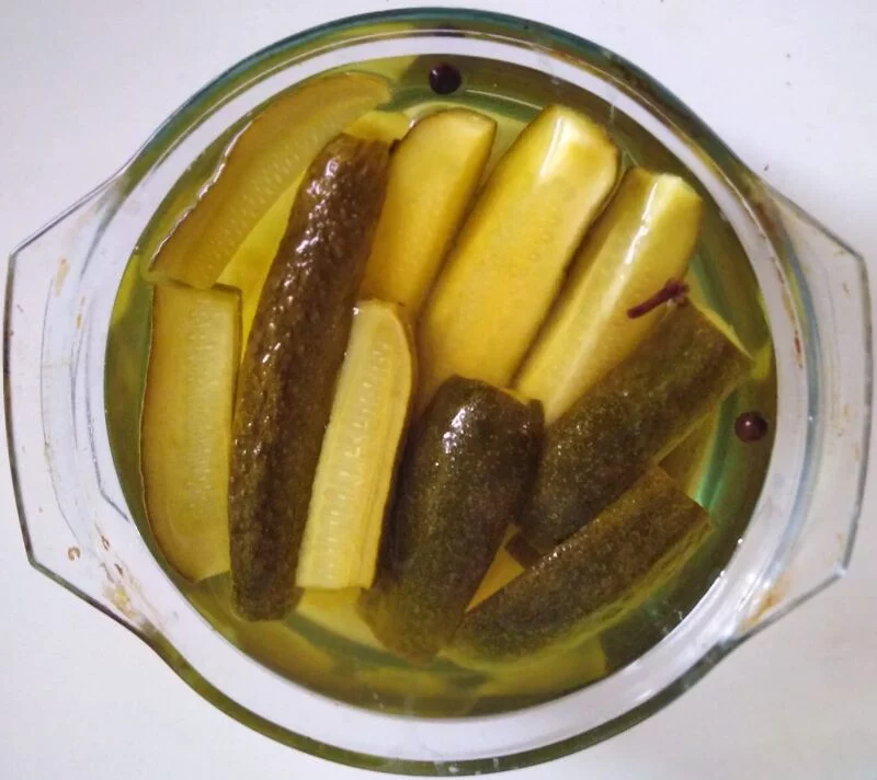 Маринованные огурцы за три минуты