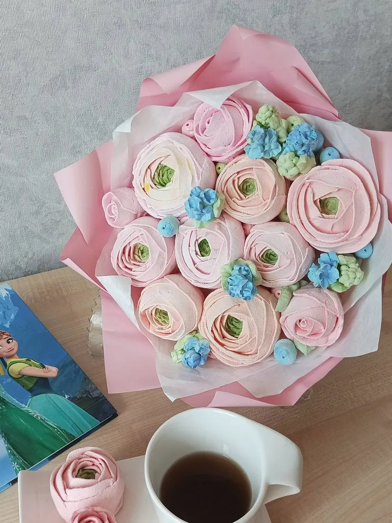 Зефирные букеты и композиции