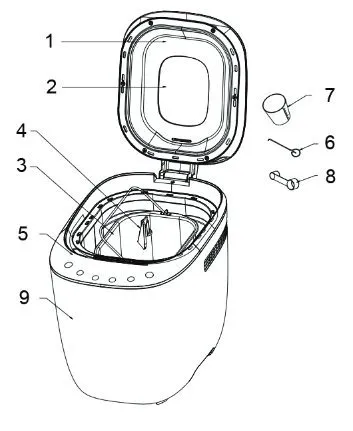 Хлебопечка Hyundai HYBM-P0613