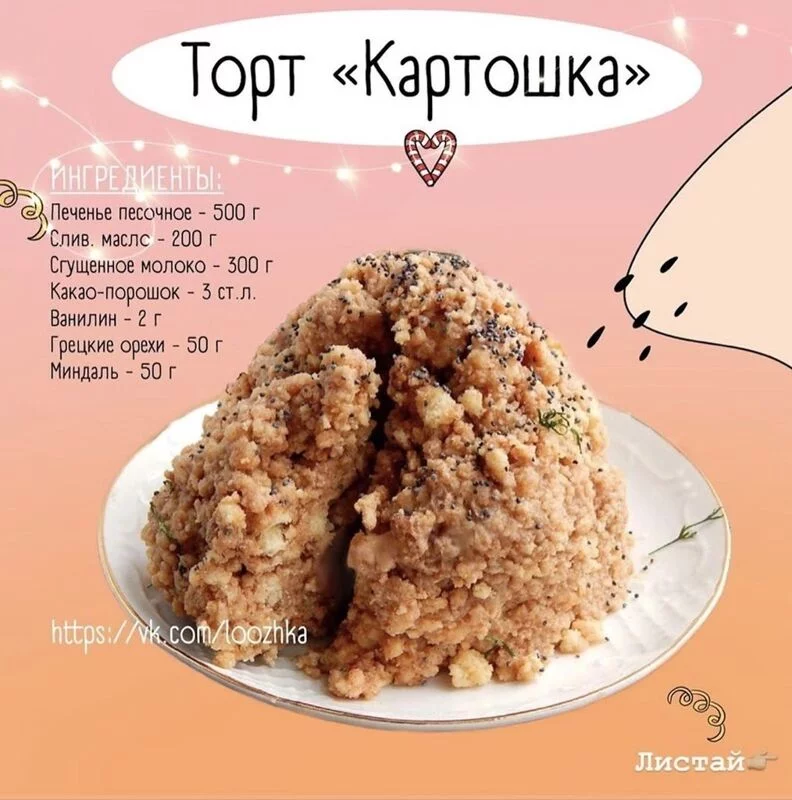 Кулинарная инфографика  в рецептах