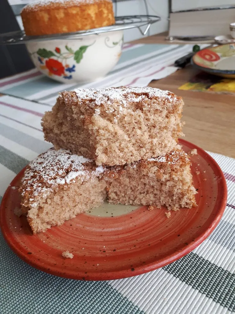 Мягкий кекс на воде