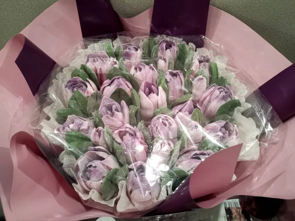 Зефирные букеты и композиции