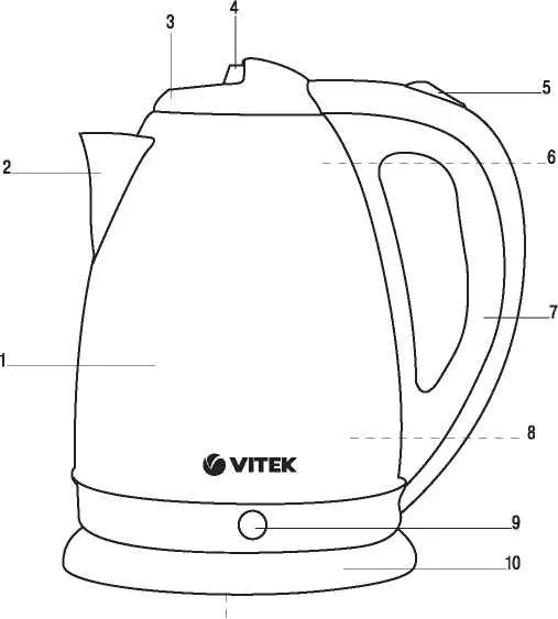 Чайник Vitek VT-1125