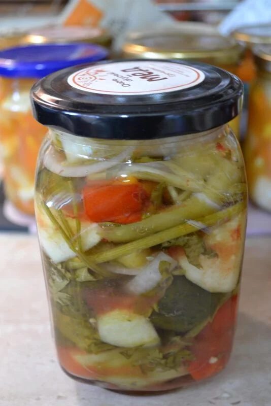 Салат овощной консервированный (без масла и без пассеровки лука)