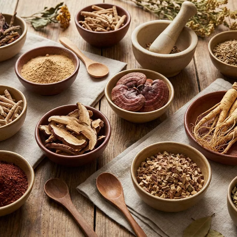 Адаптогены в супе: как добавлять ашваганду и рейши в обычные блюда, не испортив вкус