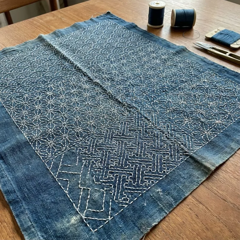 Видимый ремонт одежды: японская техника сашико