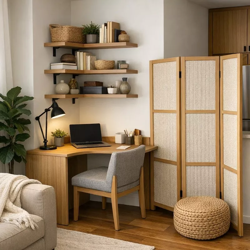 Кабинет-капсула: работа из дома красиво и функционально