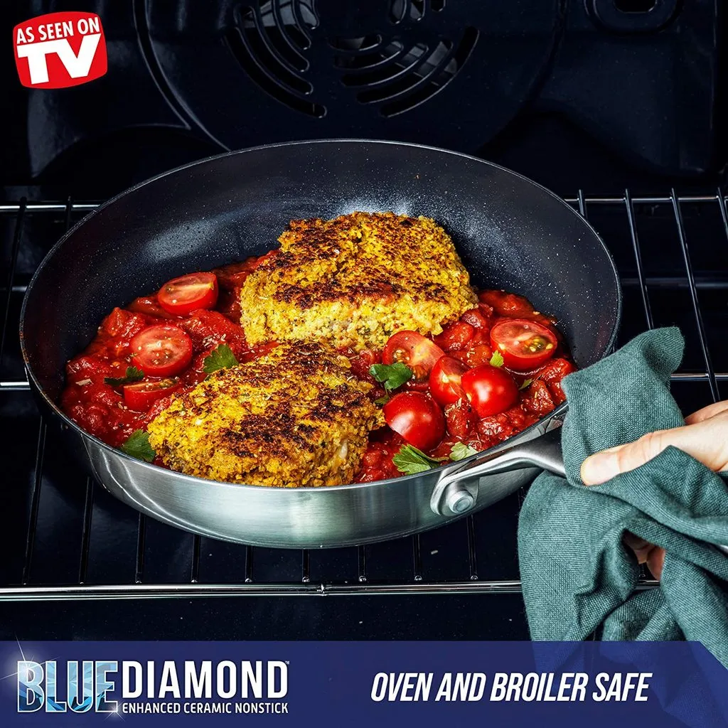 Сковородки Blue Diamond Triple Steel с алмазным напылением