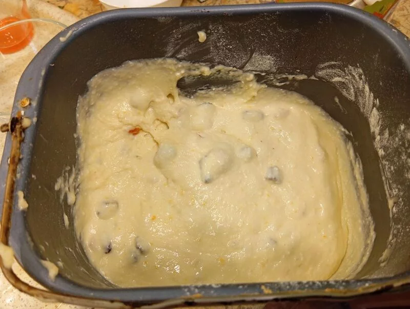 Сочный творожный кулич