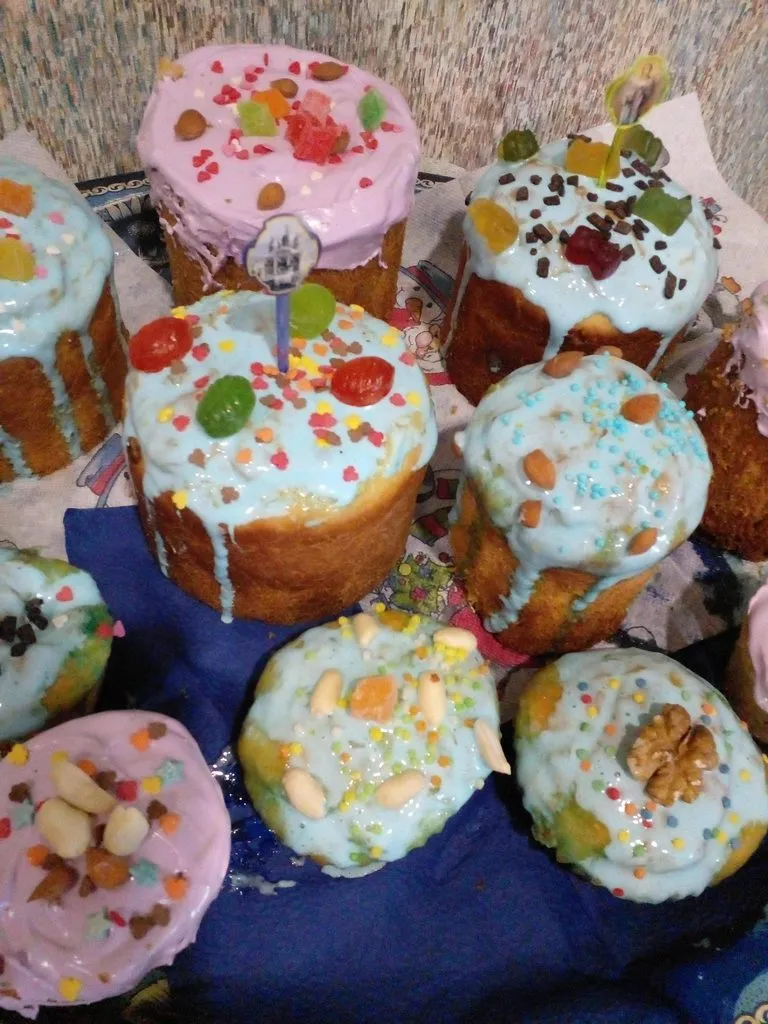 Кулич Пасхальный "Мечта" и Глазурь Желатиновая