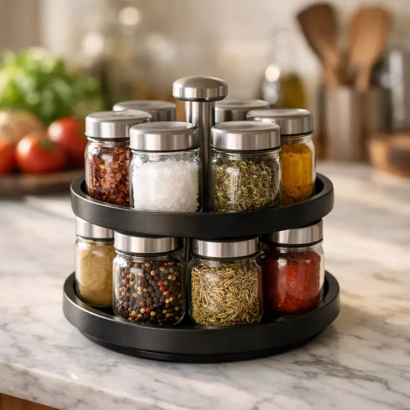 Подставка для специй: материалы, конструкции и идеи для кухни