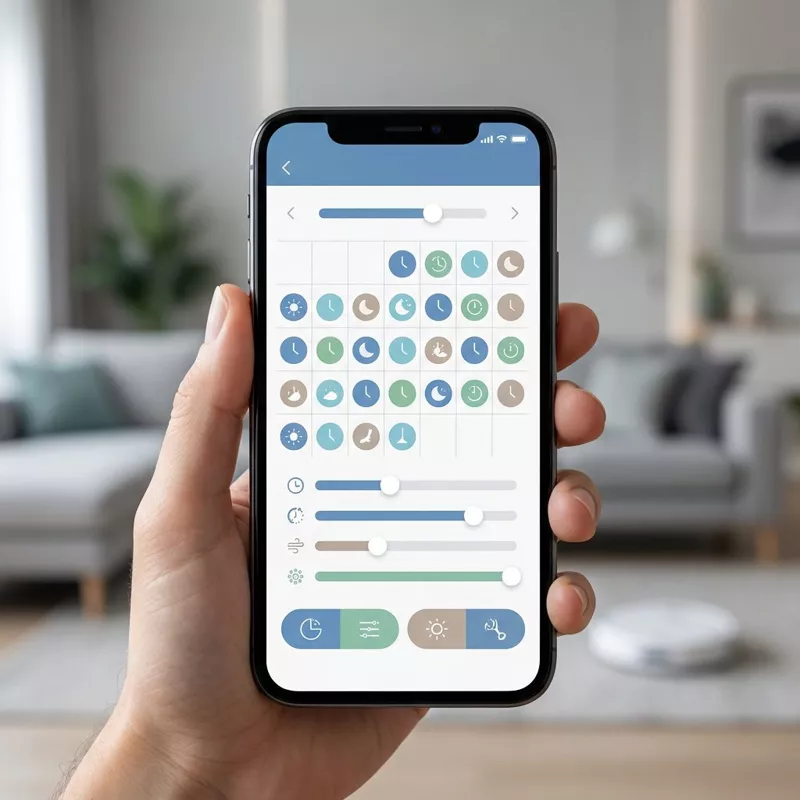 Как настроить умное расписание уборки через приложение