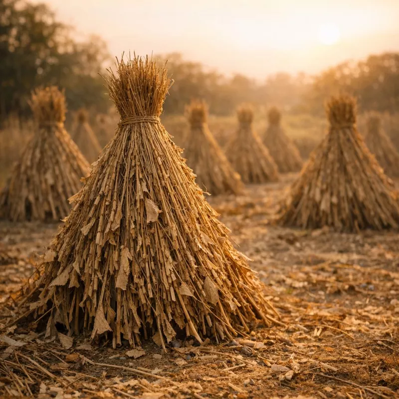 Кунжут собирают руками уже четыре тысячи лет