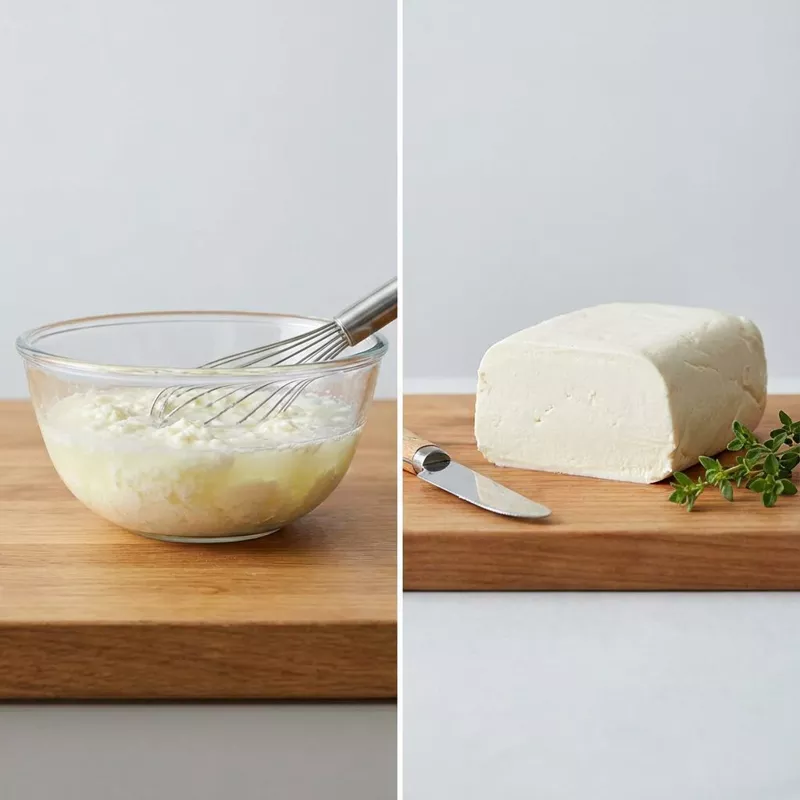 Сыр из кефира, творога и яиц