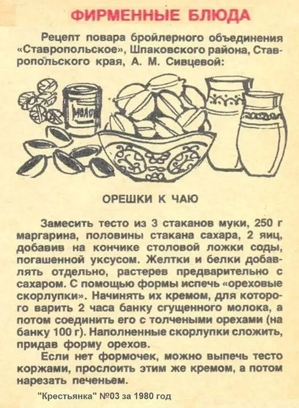 Кулинарная инфографика в рецептах