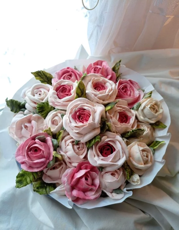 Зефирные букеты и композиции