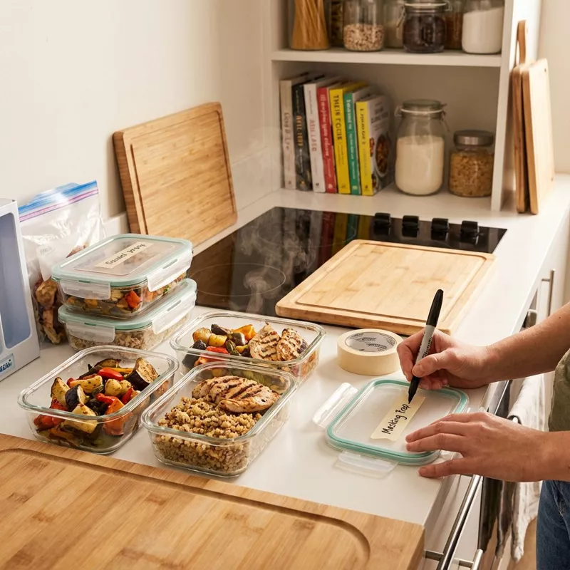 Замораживание готовой еды, хранение готовой еды в холодильнике
