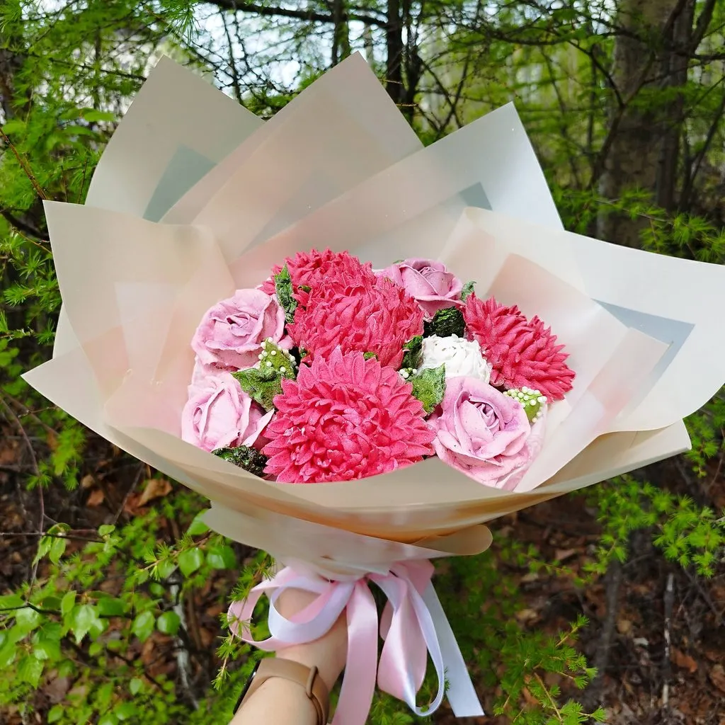 Зефирные букеты и композиции