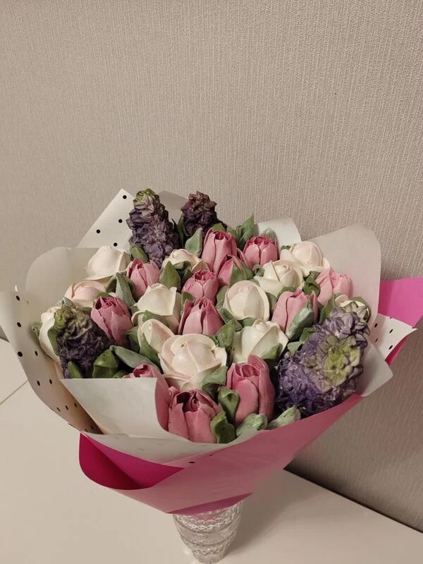 Зефирные букеты и композиции