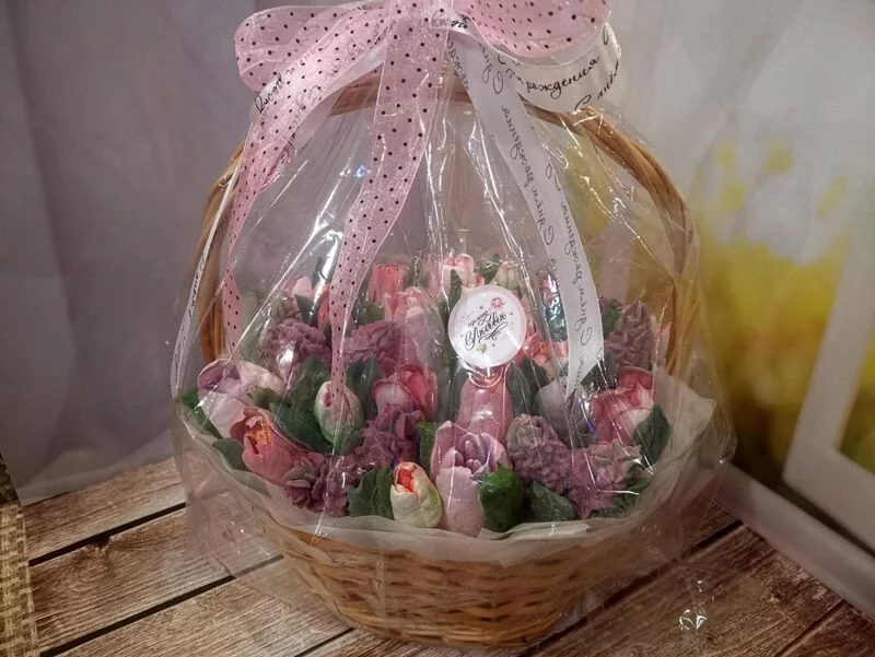 Зефирные букеты и композиции