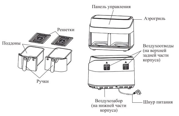 Аэрогриль Kitfort КТ-2250