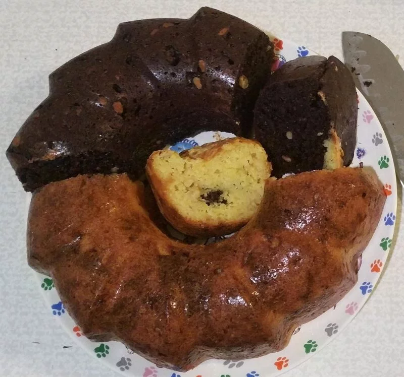 Шарлотка с манкой и творогом (без муки)