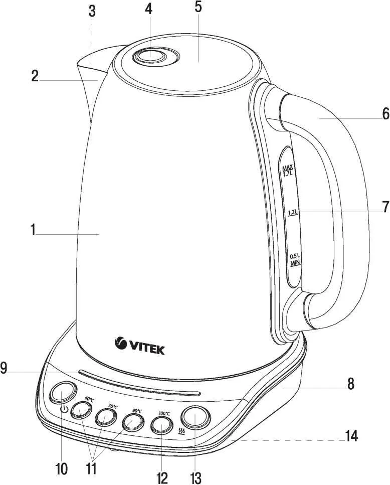 Чайник Vitek VT-7089