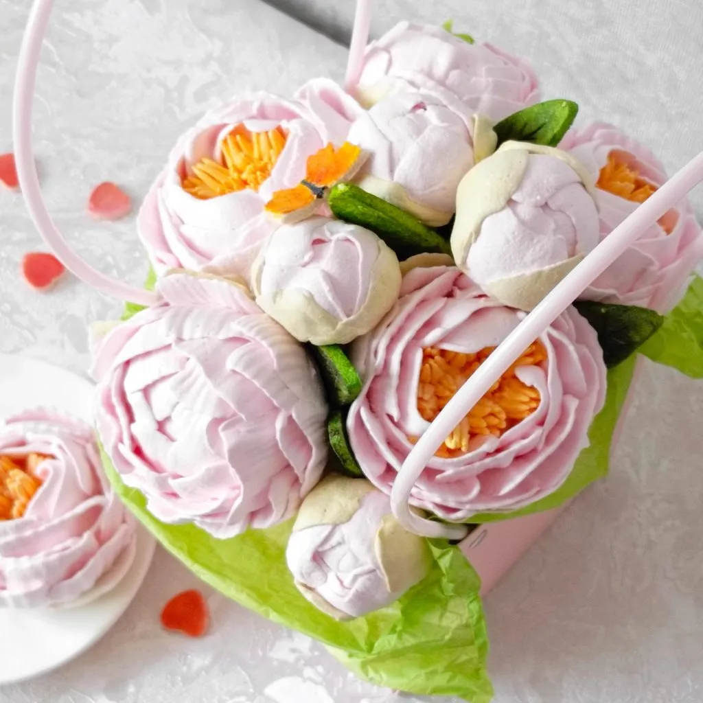 Зефирные букеты и композиции